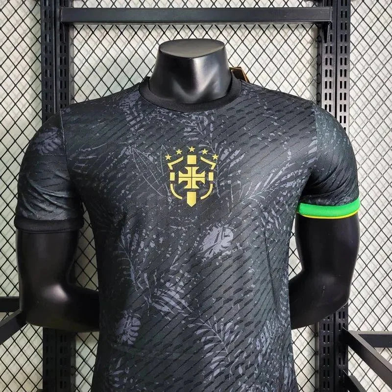 2023 Brazil Special Edition Black Soccer Jersey - Player Version