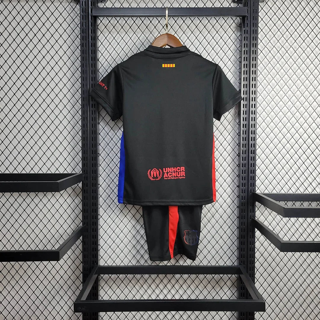 2024/2025 Kids Size Barcelona Away Football Shirt 1:1 Thai Quality