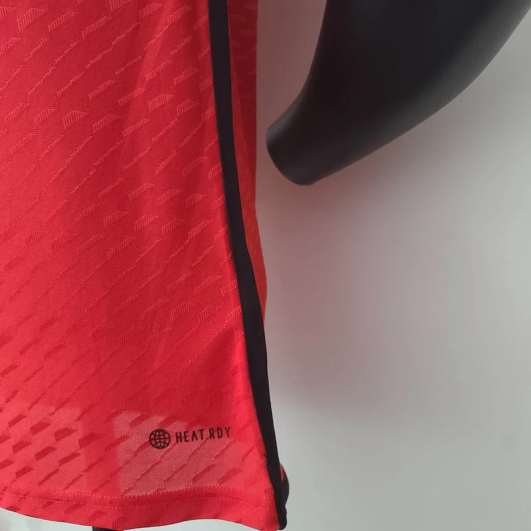 2022 FIFA World Cup Belgium Home Soccer Shirt - Player Version