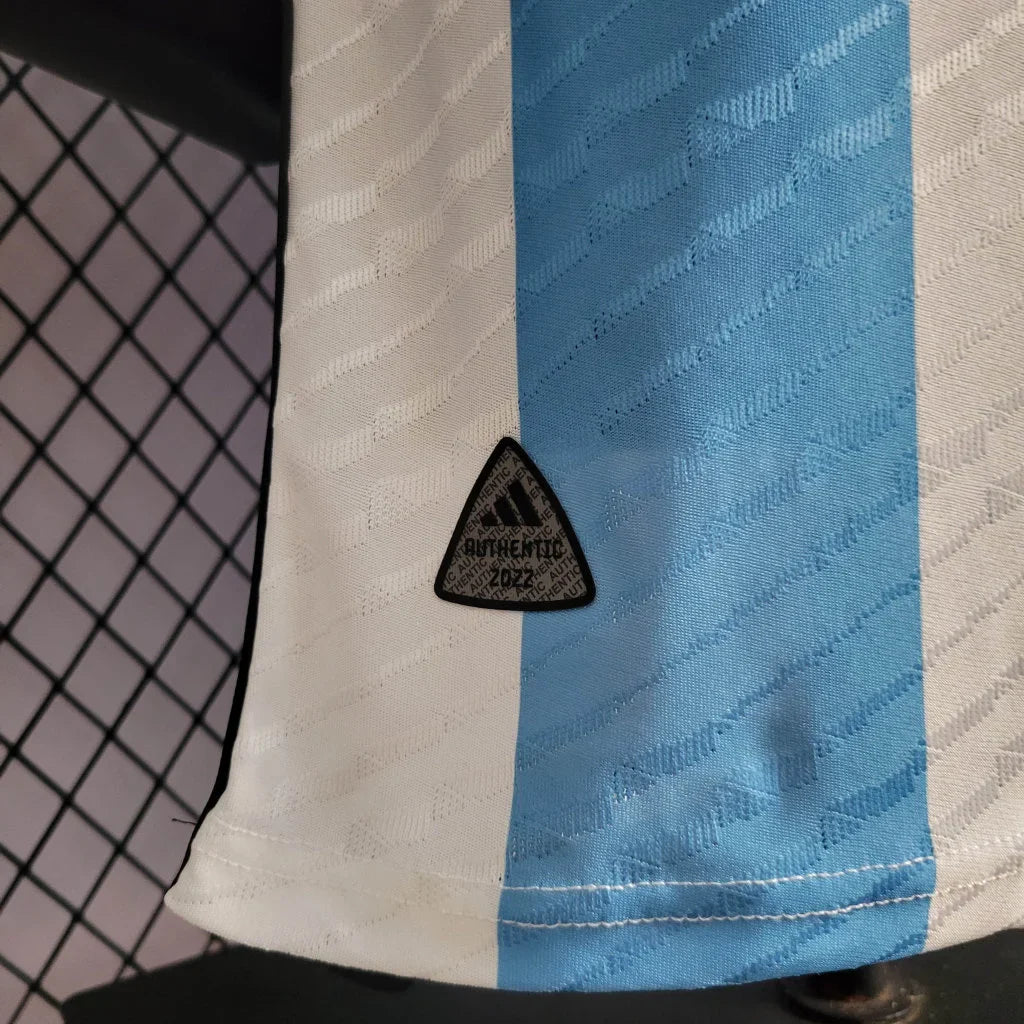 2022 FIFA World Cup Argentina National Team Jersey Home - Player Version