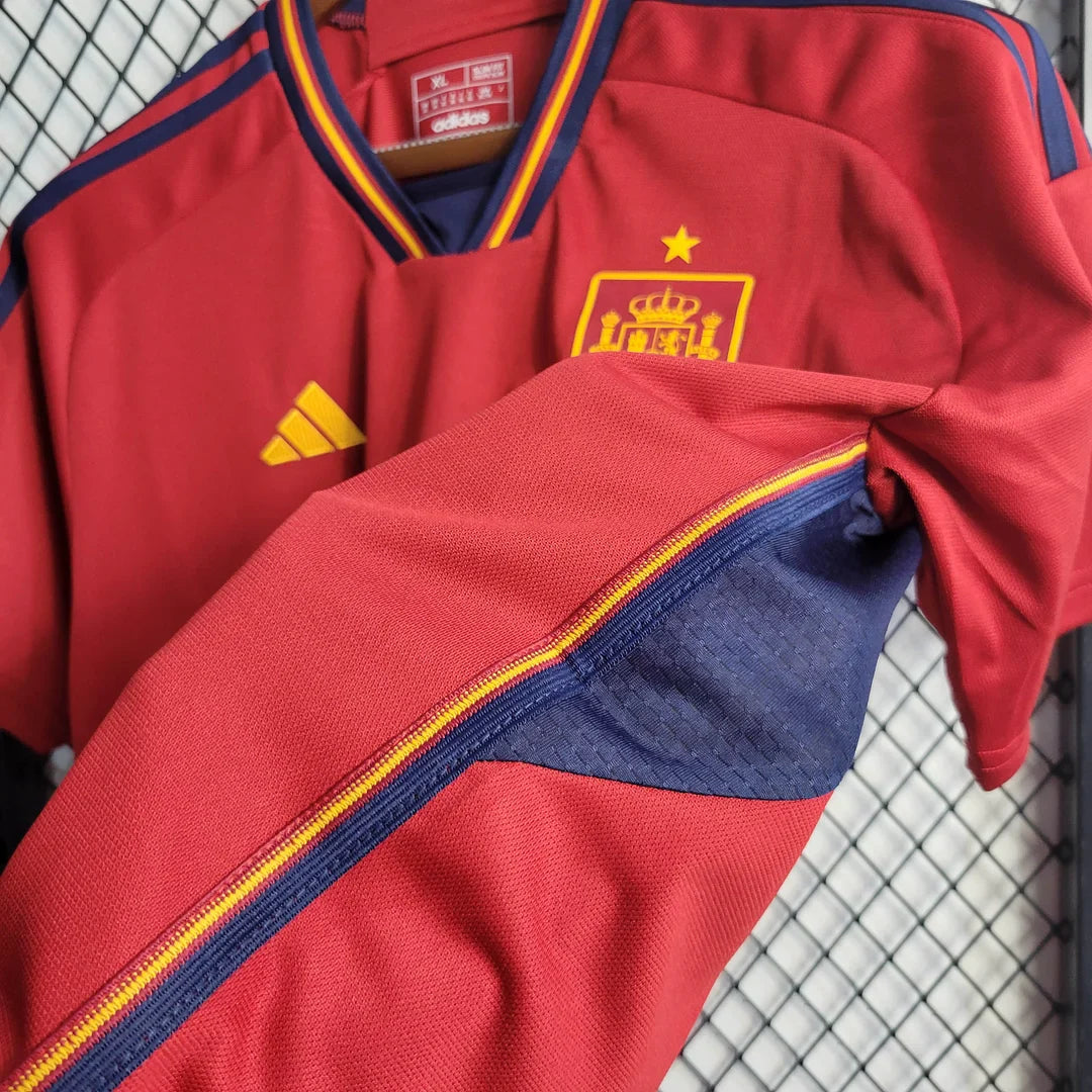 2022 FIFA World Cup Spain Home Soccer Shirt