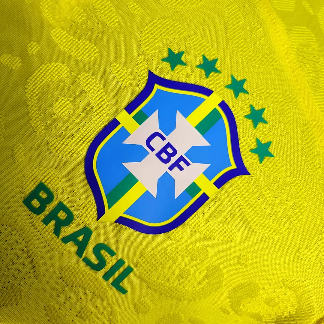 2022 World Cup Brazil Home Soccer Jersey - Player Version