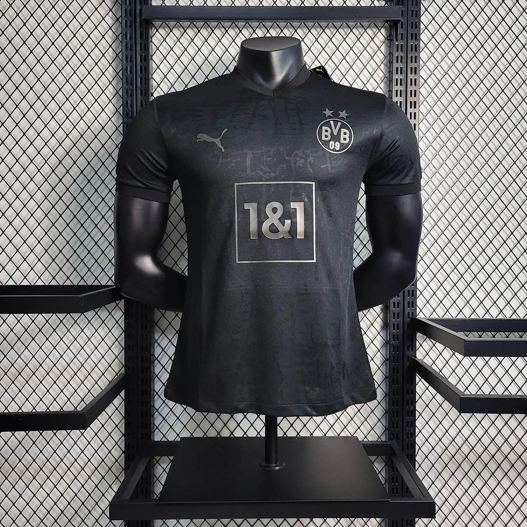 2023 Dortmund Blackout Special Edition Football Shirt - Player Version