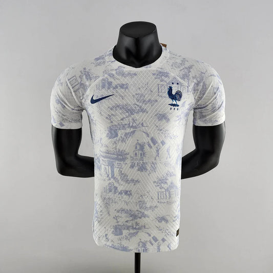 2022 FIFA World Cup France Away Football Shirt White - Player Version