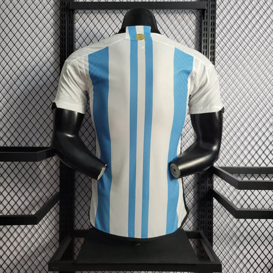 2022 FIFA World Cup Argentina National Team Jersey Home - Player Version