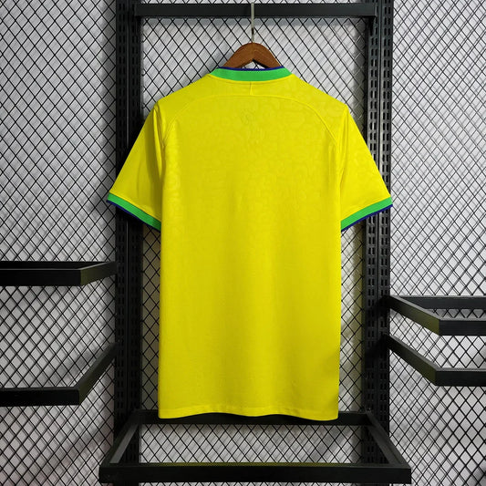 2022 World Cup Brazil Home Soccer Jersey