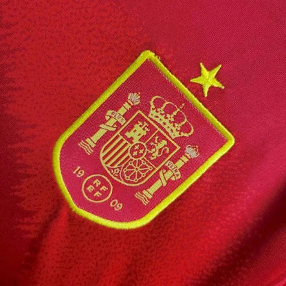 2024 Kids Size Spain Home Football Shirt 1:1 Thai Quality