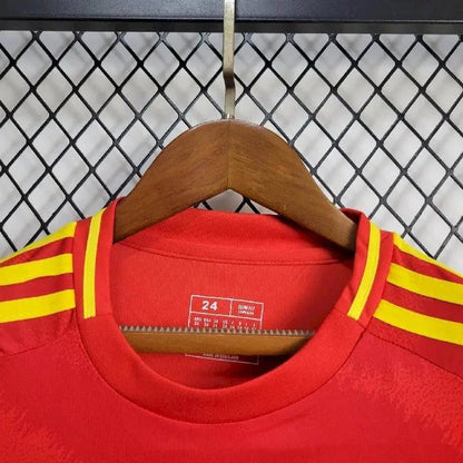 2024 Kids Size Spain Home Football Shirt 1:1 Thai Quality