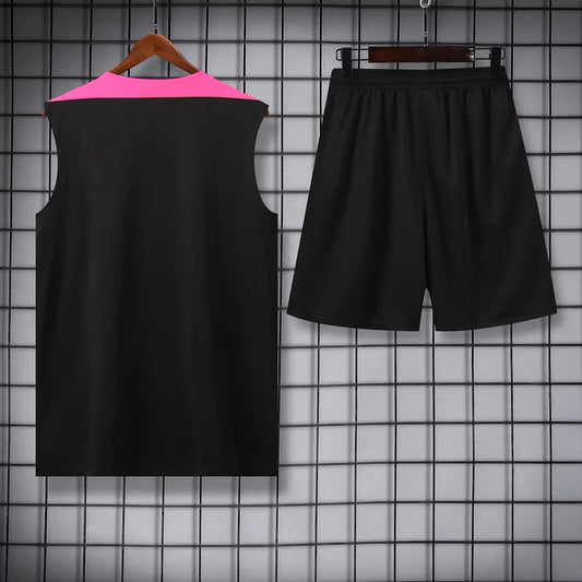 2024/2025 Chelsea Pre-match Training Black Jersey+Shorts 1:1 Thai Quality